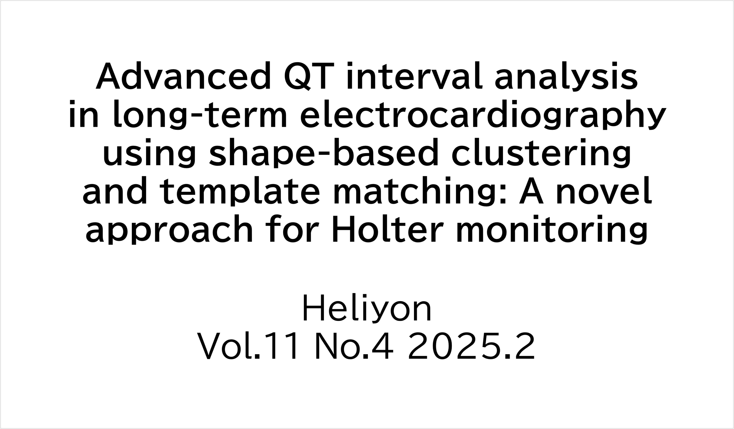 「Heliyon」2025年2月28日号に論文が掲載されました